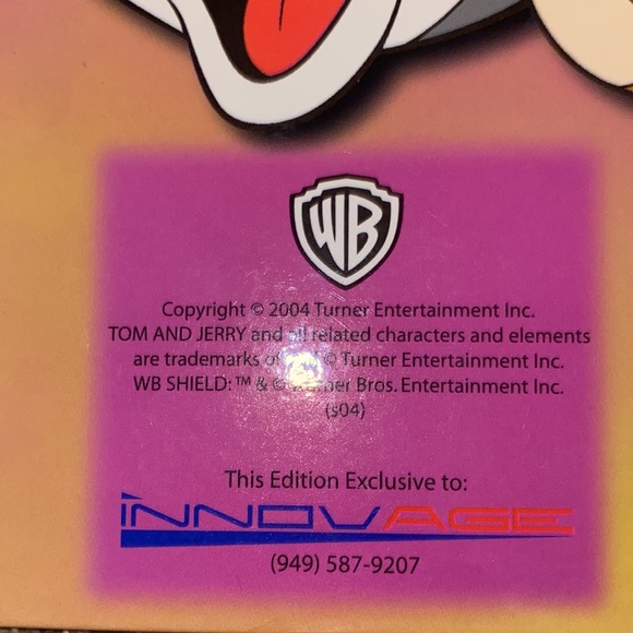 NEW Warner Brothers Unique Hardbound Coloring Book “Tom & Jerry” 2004 - Picture 6 of 6